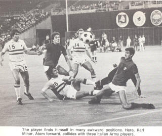 NASL Soccer Philadelphia Atoms 74 HOme Skip roderick, Karl Minor, Joe Luxbacher