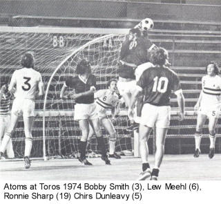 NASL Soccer Philadelphia Atoms 74 Home Back Bobby Smith