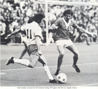 NASL Soccer Los Angeles Aztecs 75 Road Jerry Kazarian