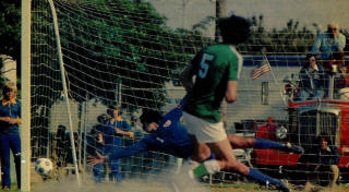 Aztecs 76 Goalie Graham Horn, Sounders