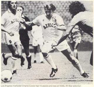 NASL Soccer Los Angeles Aztecs 77 Home Charlie Cooke