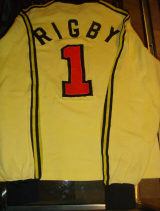 NASL Soccer Los Angeles Aztecs 77-78 Goalie Jersey Bob Rigby Back