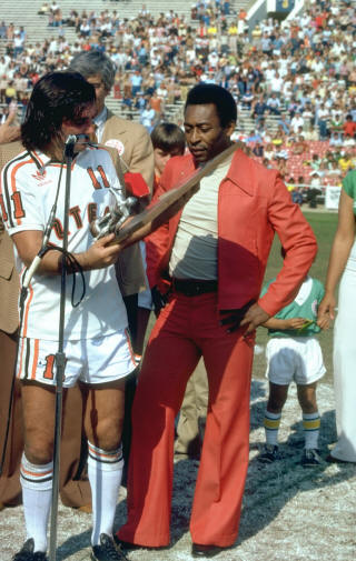 NASL Soccer Los Angeles Aztecs 78 Home George Best, Pele (2)