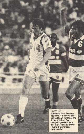 NASL Soccer Los Angeles Aztecs 79 Home Johan Cruyff, Chiefs Jomo Sono