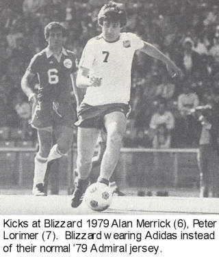 NASL Soccer Toronto Blizzard 79 Home Peter Lorimer 3'