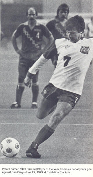 NASL Soccer Toronto Blizzard 79 Home Peter Lorimer