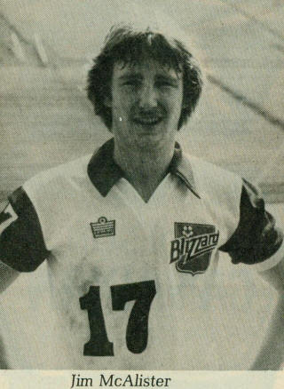 NASL Soccer Toronto Blizzard 80 Home Jim McAlister