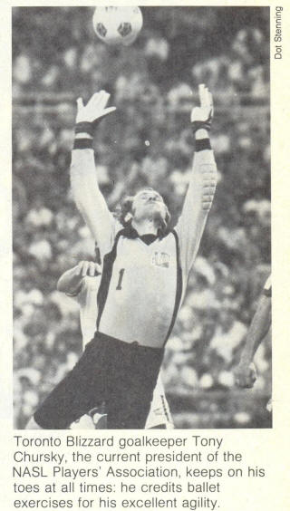 NASL Soccer Toronto Blizzard 80-81 Goalie Tony Chursky