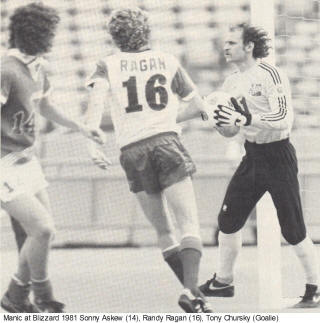 NASL Soccer Toronto Blizzard 81 Home Randy Ragan Back