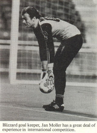 NASL Soccer Toronto Blizzard 82 Goalie Back Jan Moller