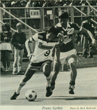 Calgary Boomers 1981 Home Franz Gerber, Roughnecks