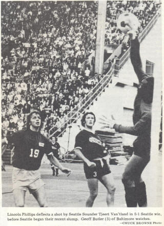 NASL Soccer Baltimore Comets 74 Road Geoff Butler