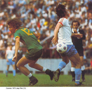 NASL Soccer New York Cosmos 75 Road Joey Fink Back