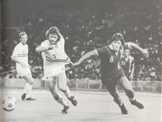 Philadelphia Atoms New York Cosmos 1975 Bobby Smith mark Liveric Roy Ellam, MOrdechi Shpigler