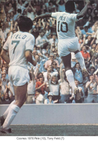 NASL Soccer New York Cosmos 1976 Home Tony Field Pele