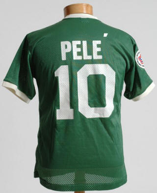 NASL Soccer New York Cosmos 76 Road Jersey Pele Back