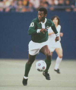 NASL Soccer New York Cosmos 77 Exhibition Pele