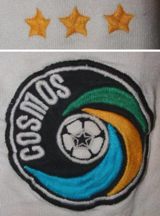 NASL Soccer New York Cosmos 78 Exhibition Jersey Dennis Tueart Detail