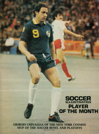 NASL Soccer New York Cosmos 79 Road Giorgio Chinaglia, Blizzard Peter Roe