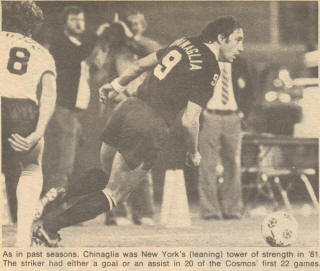 California Surf New York Cosmos 1980 Road Back Giorgio Chinaglia, Andy McBride