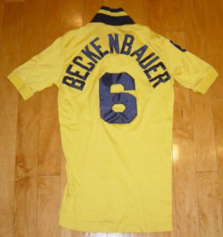 NASL Soccer New York Cosmos 80's Practice Jersey Franz Beckenbauer Back