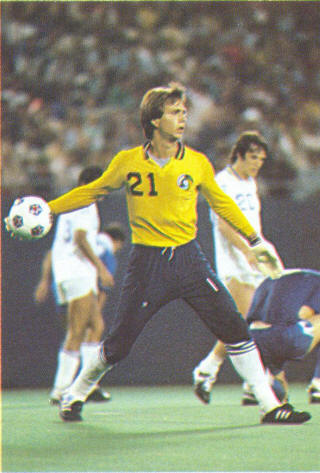 NASL Soccer New York Cosmos 81 Goalie David Brcic