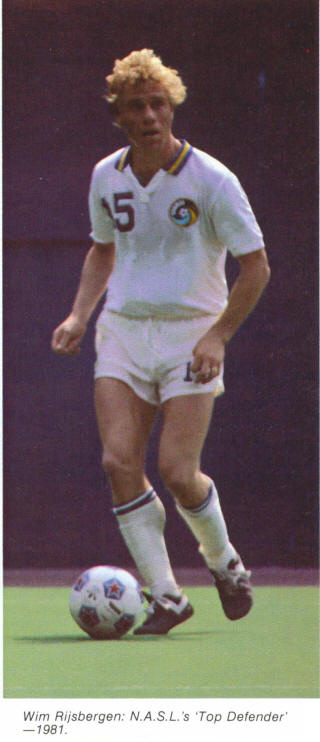 NASL Soccer New York Cosmos 81 Home Wim Rijsbergen