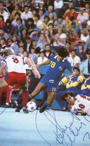 NASL Soccer New York Cosmos 81 Road Chico Borja, Blizzard