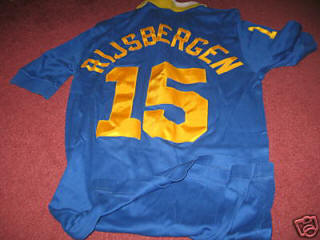 NASL Soccer New York Cosmos 81-83 Road Jersey Wim Rijsbergen Back