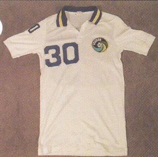 NASL Soccer New York Cosmos 82 Home Jersey Richard Chinapoo