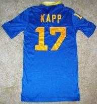 NASL Soccer New York Cosmos 83 Road Jersey Erhardt Kapp Back