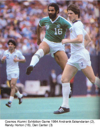 NASL Soccer New York Cosmos 84 Exhibition Randy Horton