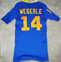 NASL Soccer New York Cosmos 81-82 road jersey steve wegerle