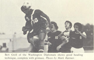 NASL Soccer Baltimore Comets 75 Road peter Silvester