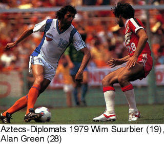 NASL Soccer Washington Dips 79 Road Alan Green Aztecs Wim Suurbier