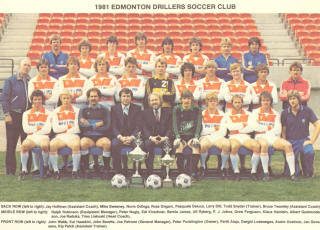 NASL Soccer Edmonton Drillers 81 Home Team