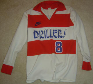 NASL Soccer Edmonton Drillers 82 Road Jersey Hornsby