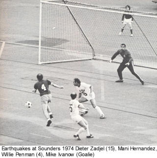 NASL Soccer San Jose Earthquakes 74 Home Mani Hernandez