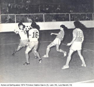 NASL Soccer San Jose Earthquakes 74-75 Indoor Home Lalo Back