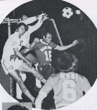 NASL Soccer San Jose Earthquakes 75 Road Back Mani Hernandez, Tornado.jpg