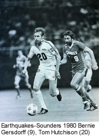 NASL Soccer San Jose Earthquakes 80 Road Bernie Gersdorff