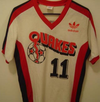 NASL Soccer San Jose Earthquakes 81 Home Jersey George Best Back