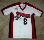 NASL Soccer San Jose Earthquakes 82 Home Jersey Wim Suurbier