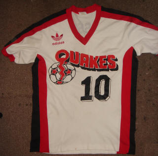 Earthquakes 83-84 Home Jersey Jan Goossens