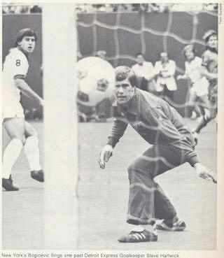 NASL Soccer Detroit Express 78 Goalie Steve Hardwick