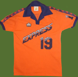 NASL Soccer Detroit Express 78 Road Jersey Danny Vaughn