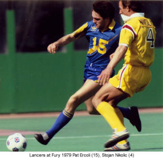 NASL Soccer Philadelphia Fury 79 Home Back Stojan Nikolic