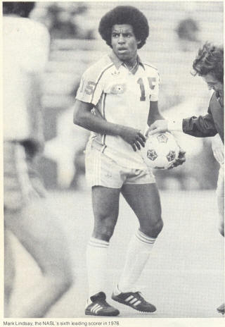 NASL Soccer Houston Hurricane 78 Home Mark Lindsay'