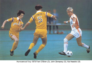 Houston Hurricane at Philadelphia Fury 1979 Home Kai Haaskivi, Fran O'Brien, John Dempsey