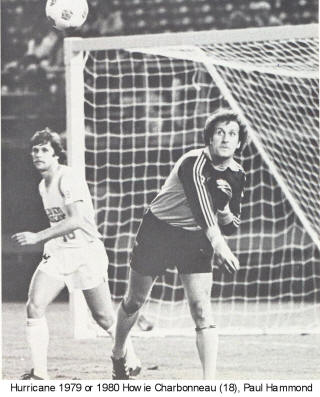 NASL Soccer Houston Hurricane 79-80 Goalie Paul Hammond